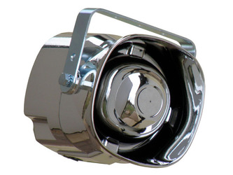 HSD 83 SILVER  Double-speaker chrome sirens